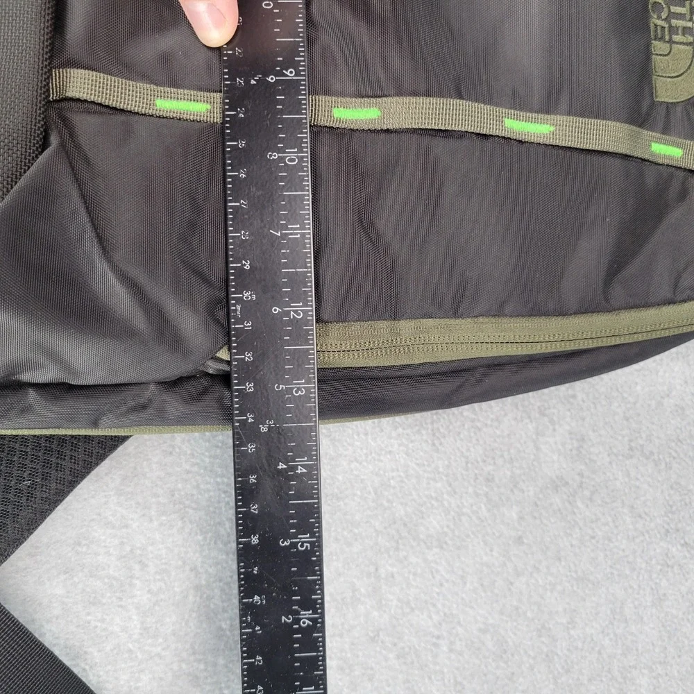 The North Face‎ Microbyte Backpack Black Olive Green Laptop Daypack FlexVent